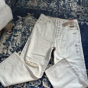 Levi’s Ribcage straight denim Sz 32 NWT